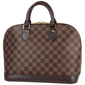 Louis Vuitton Alma Handbag Commuter Bag Handbag Damier Brown